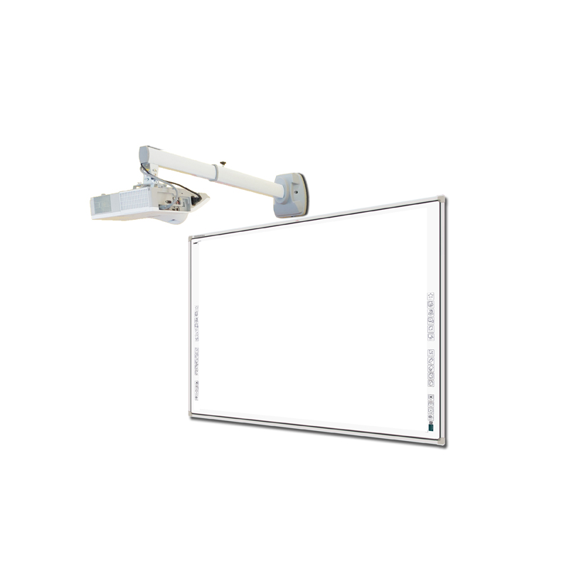 鸿合HV-i683/693W电子白板教学一体机 投影触摸屏短焦互动83英寸