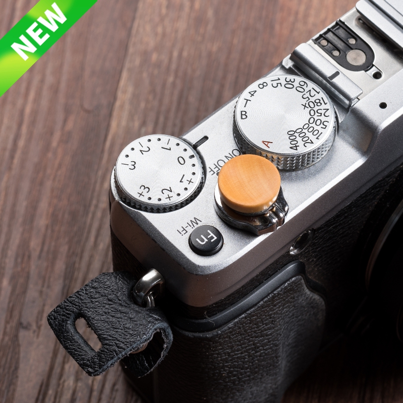 适用富士相机快门按钮XPRO3 X100V XT4 XT5 30XE4 Zf木制凹面按键