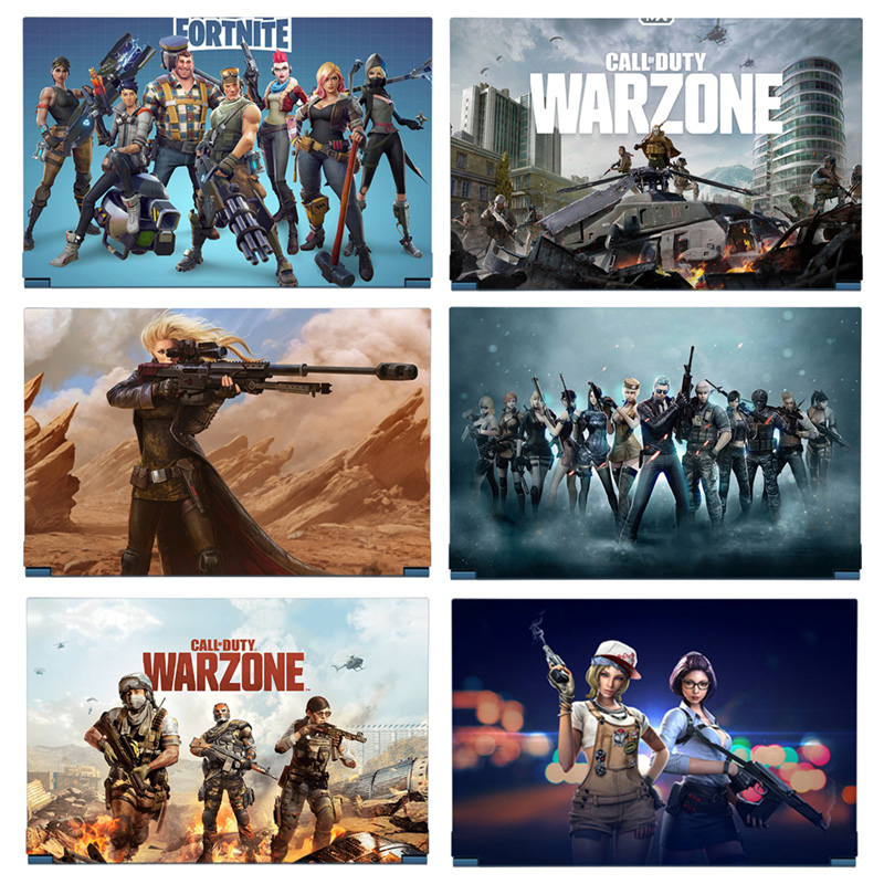 适用华硕技嘉微星彩色定制笔记本电脑贴膜2023款七彩虹将星X15AT外壳X17XS绝地求生吃鸡同款贴纸不留胶保护膜