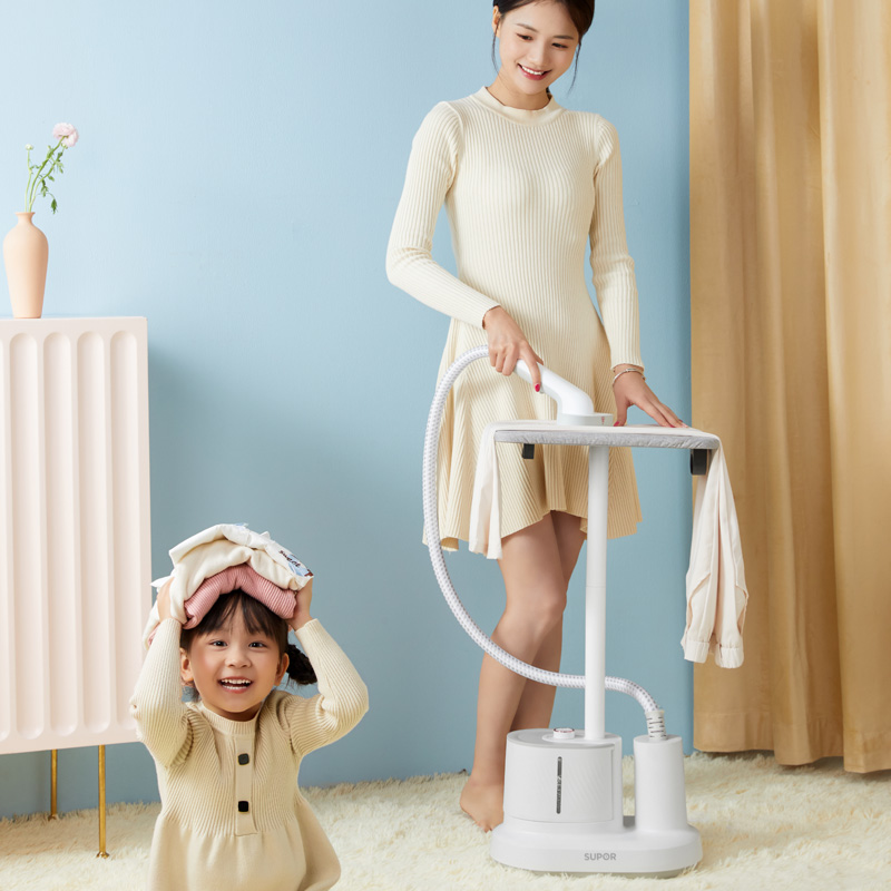 苏泊尔挂烫机家用小型蒸汽手持电熨斗立式服装店专用衣服熨烫17AP