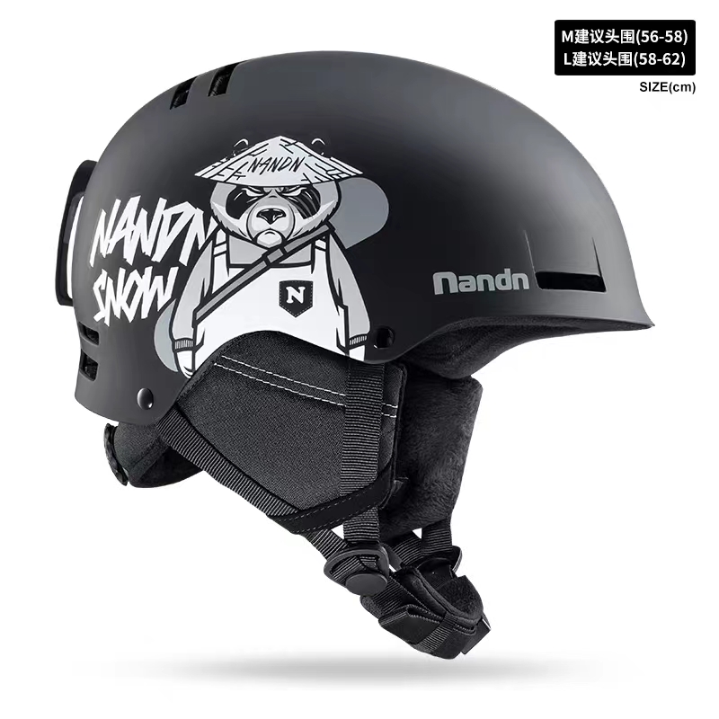 南恩NANDN单双板滑雪头盔保暖防撞雪盔雪帽男女成人滑雪装备NT30