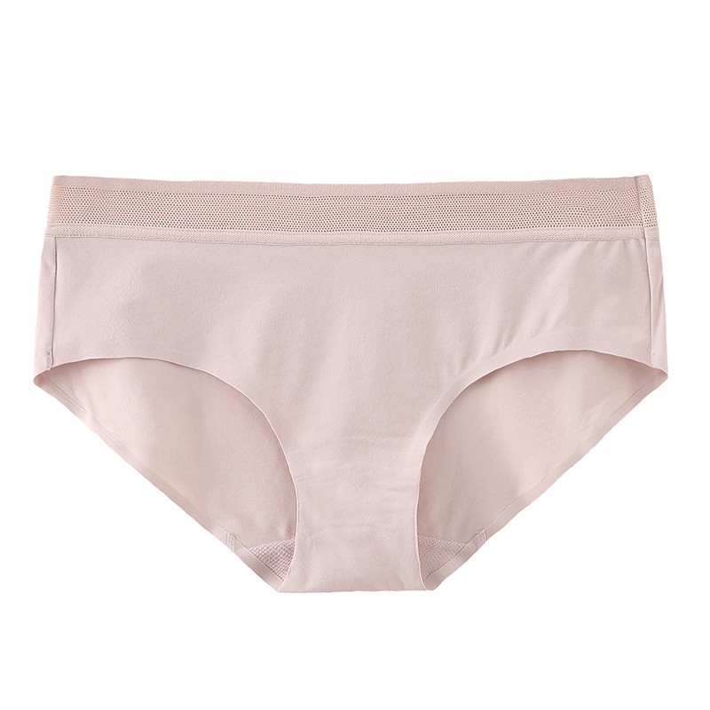黛安芬旗下Sloggi女士舒适纯色棉质三角裤中腰平角女内裤87-2056