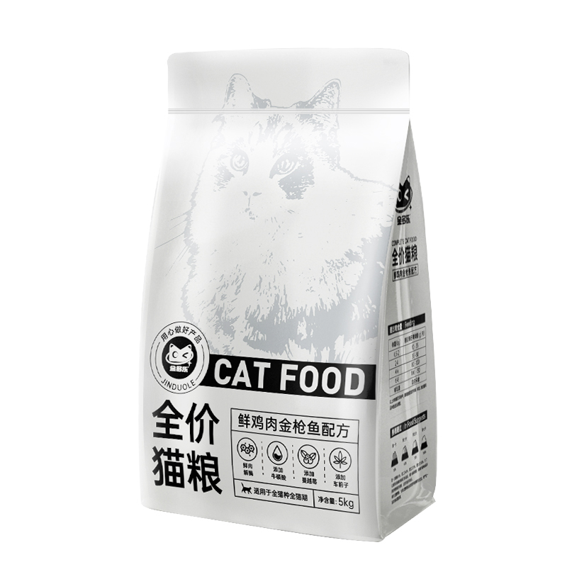金多乐全价猫粮6/10kg成猫粮幼猫爱心流浪猫平价20斤装实惠装猫饭