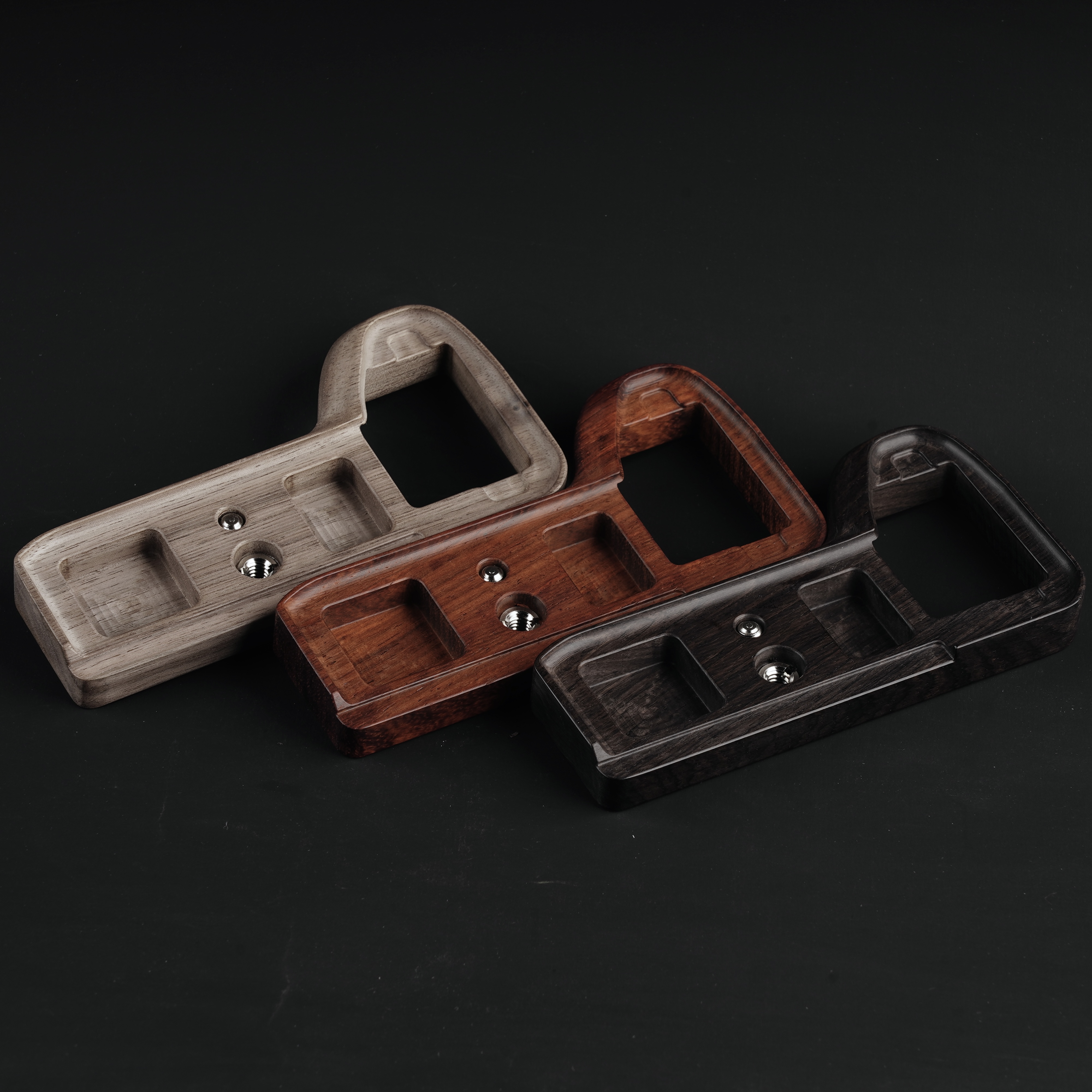 索尼A7R5 A7R4 A7R3 A7S3 A1相机黑檀木手柄 超轻实木保护底座