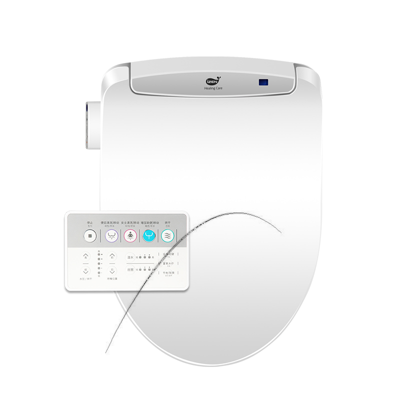 韩国izen爱真智能马桶盖F19s电动遥控D200R助便坐便器盖加热座圈