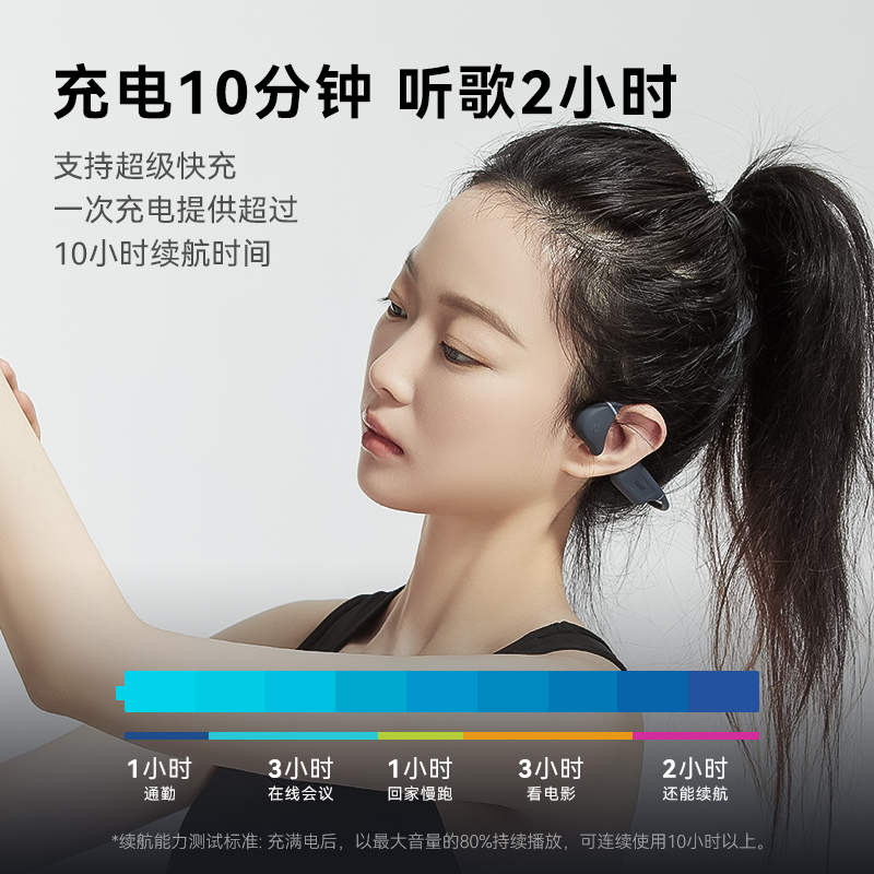 【傅园慧推荐】NANK南卡Runner Pro4s骨传导蓝牙游泳耳机无线跑步