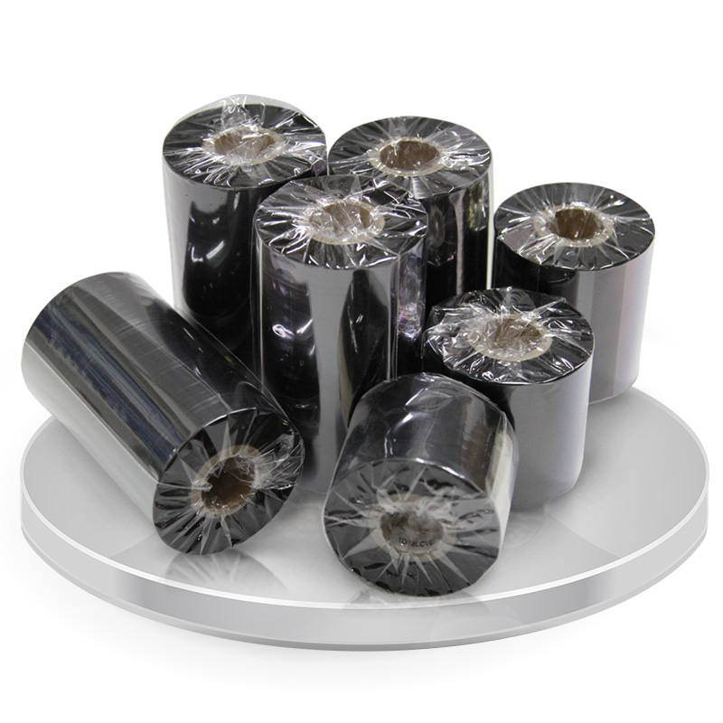 混合基蜡基碳带卷110X300m 40mm 50 60 70 80 90 100条码打印机不干胶标签纸亚银纸多功能全树脂水洗增强色带