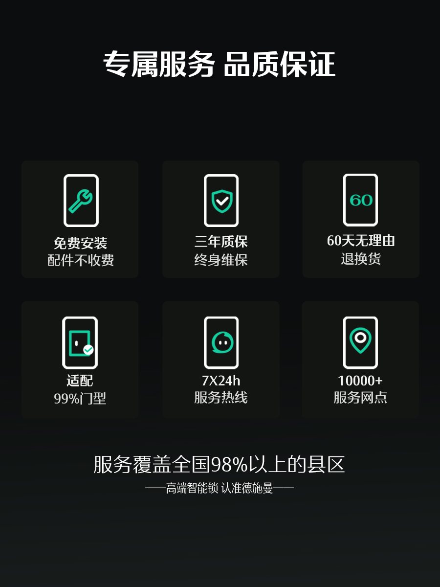 德施曼Q5MS家用防盗门智能门锁可视猫眼指静脉智能锁非指纹锁