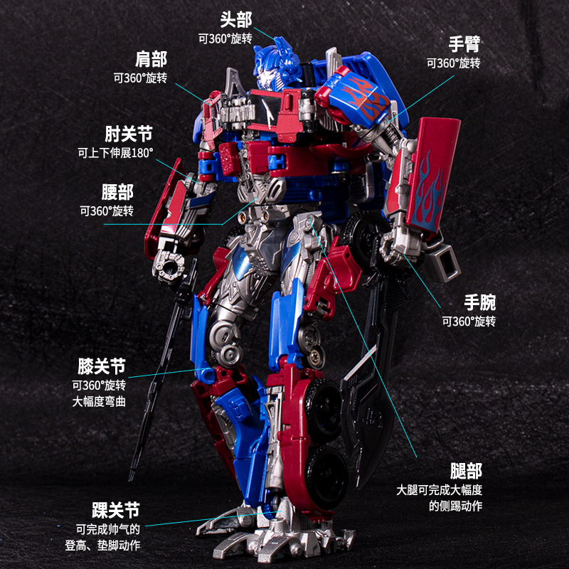 变形玩具擎天柱飞机汽车机器人大黄蜂电影手办模型合金版儿童男孩