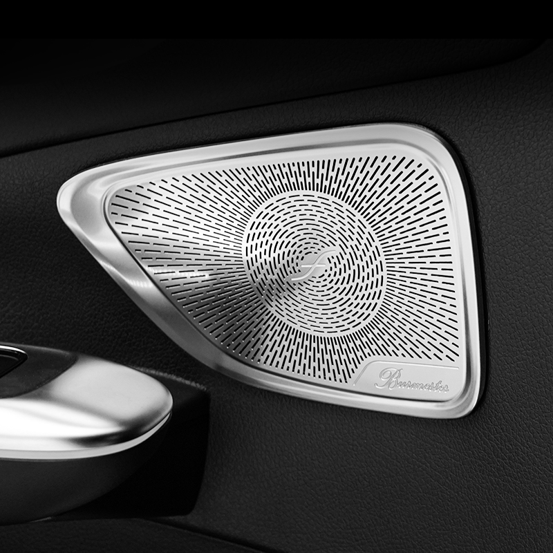 奔驰22款23新C级C260L柏林之声音喇叭罩C200内饰车门音响盖板改装