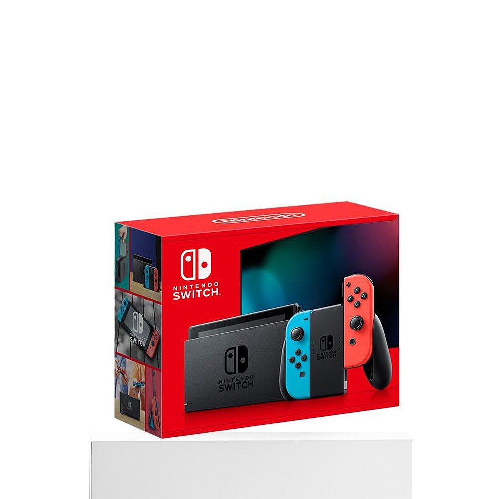 日本直邮Nintendo任天堂掌机游戏机NS单机续航增强版红蓝手柄掌上