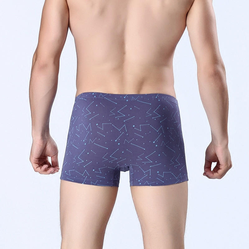 Z8男士内裤男莫代尔柔软透气舒适宽松运动四角裤潮流青年平角裤头