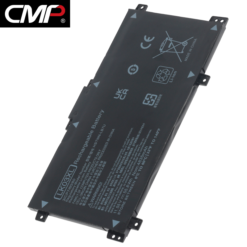 CMP适用于惠普Envy X360 15-bp102TX TPN-W127 W134 LK03XL 15-cn1000tx TPN-W128/W129/W132/W135笔记本电池