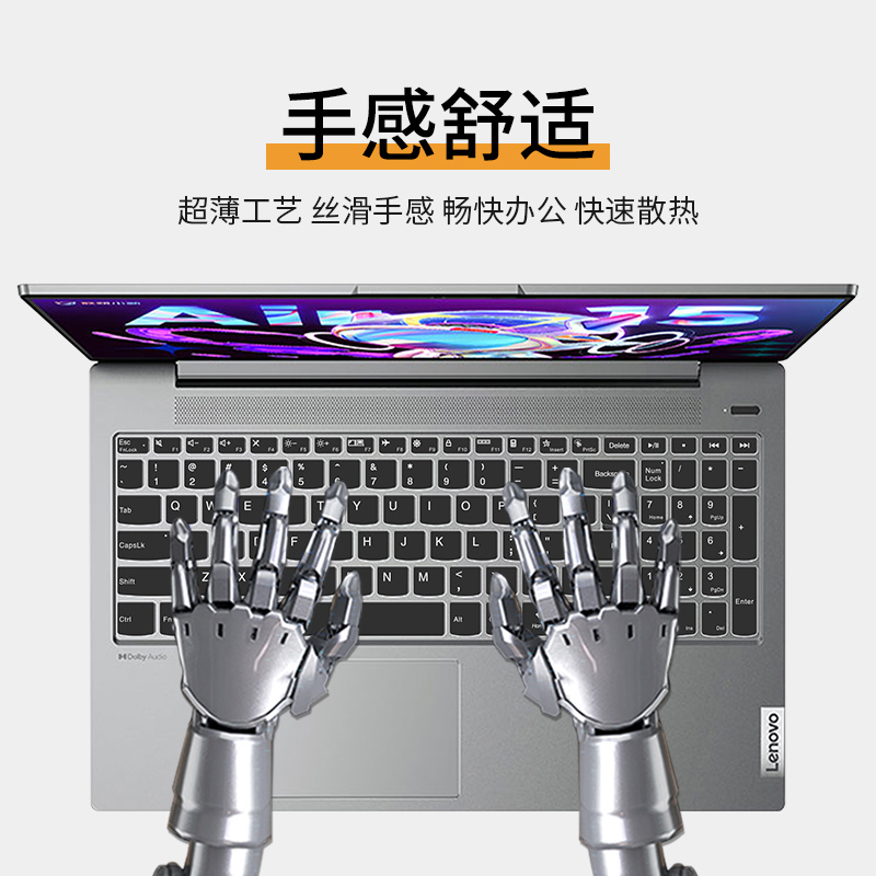 联想小新Air15笔记本电脑键盘保护膜15.6英寸键盘膜IAL7酷睿版ALC锐龙版按键透光全覆盖ITL防水防尘罩透明