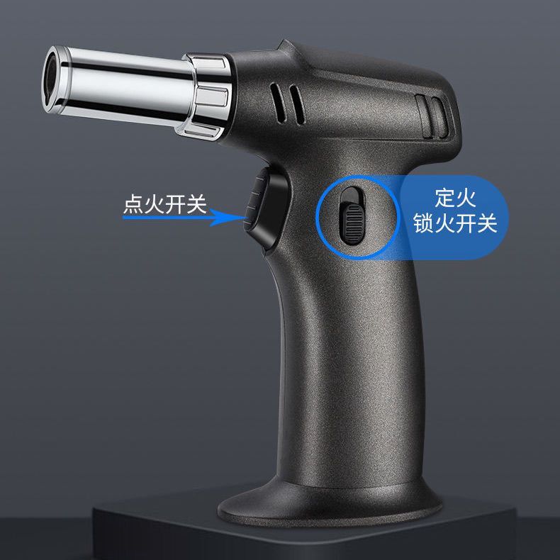 高温直冲焊枪超大火力充气防风喷火枪多种用途艾灸点碳专用点火器