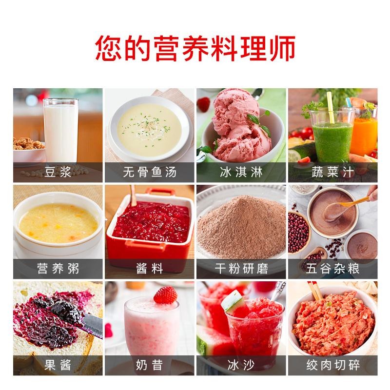 Blendtec C570柏兰德美国进口家用多功能自动清洗豆浆果汁破壁机