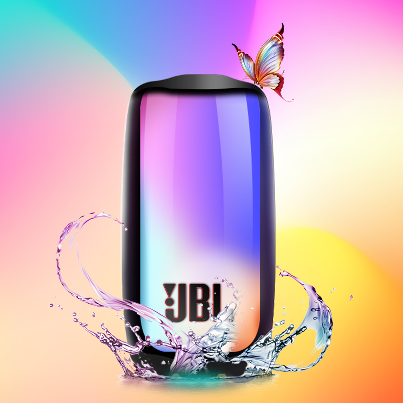 JBL PULSE5音乐脉动5炫彩光效蓝牙音箱无线户外便携防水音响五代4