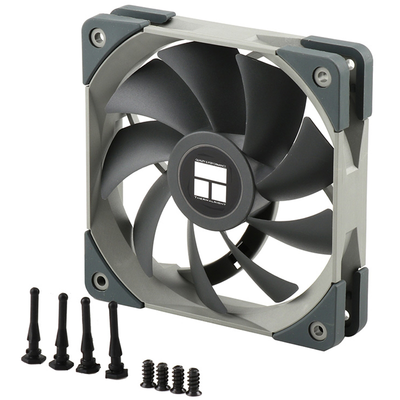 利民TL-C12机箱散热温控台式机电脑无光静音风扇C12PRO大风量风扇