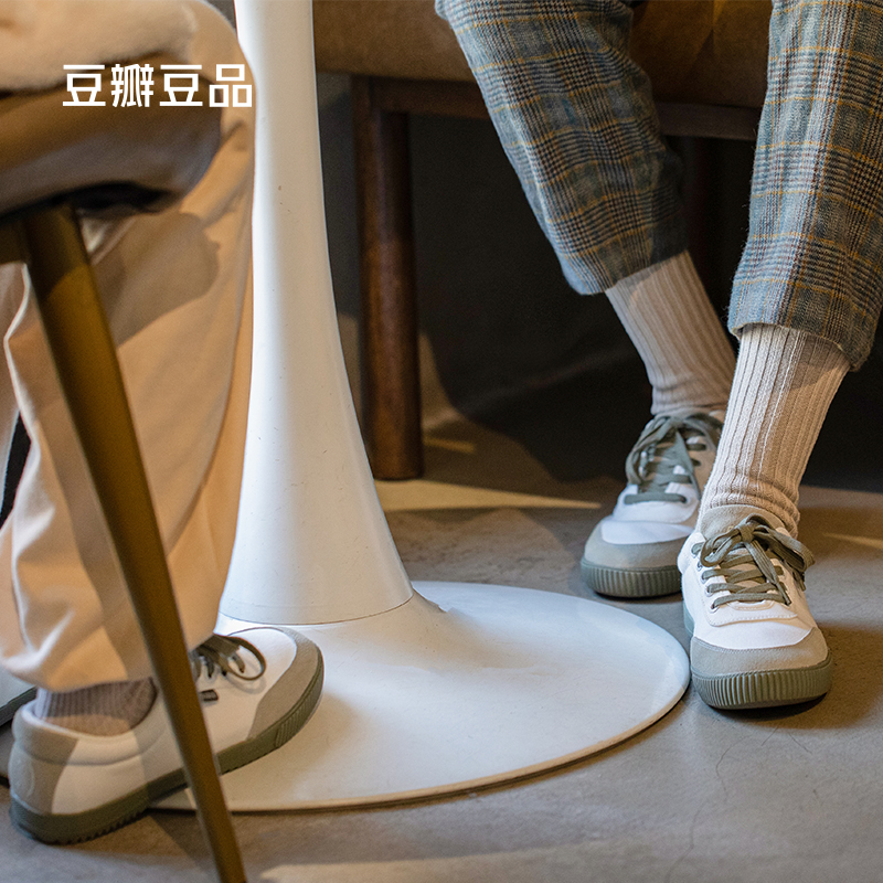 豆瓣x飞跃帆布鞋2.0联名款新款休闲鞋男女情侣款帆布鞋