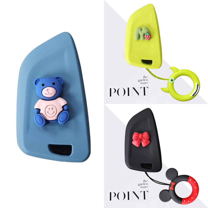 适用宝马钥匙套5系新3系刀锋X1系118i120iX3X4X2X5X6车钥匙壳扣包