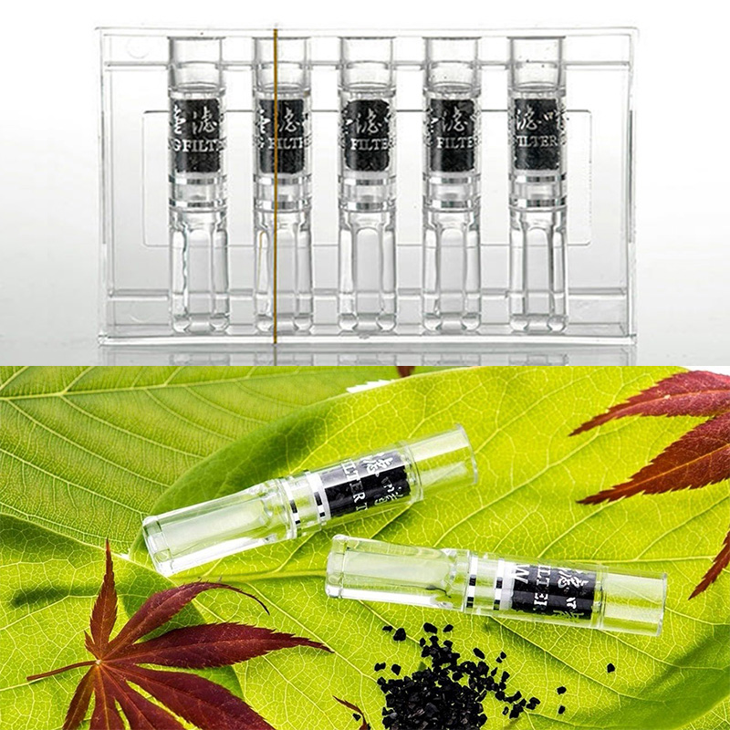 新品特惠金滤嘴中级品功能性生物烟嘴一次性抛弃型 6.5MM中华中支