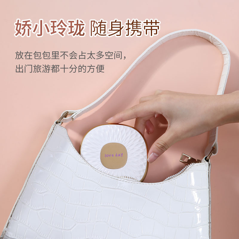 小镜子女随身携带精致折叠双面镜宿舍学生迷你便携手持小型化妆镜