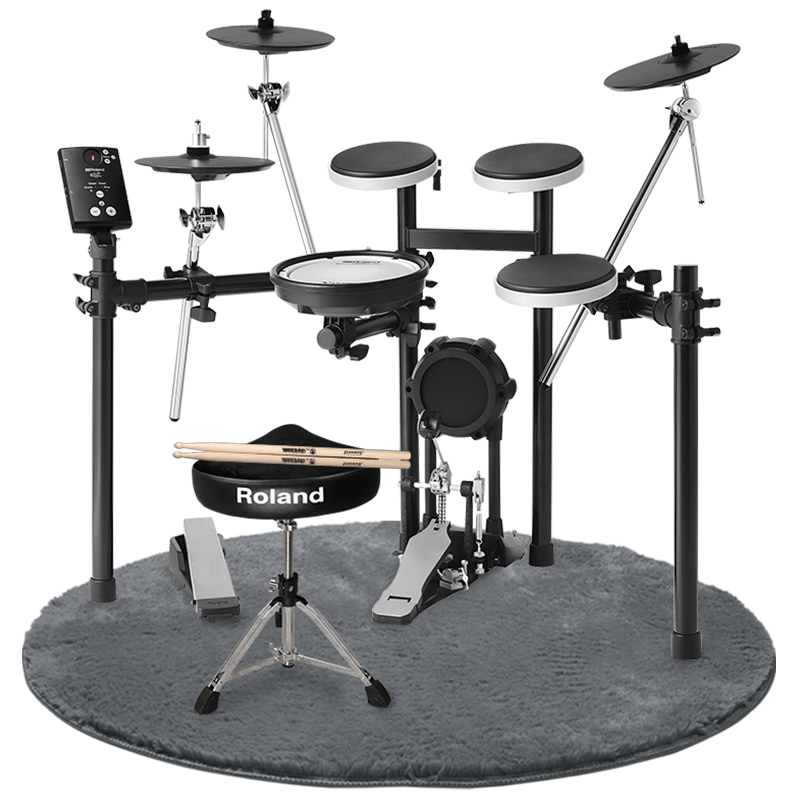 罗兰电子鼓TDE1 TD02KV家用初学架子鼓专业电鼓便携TD1KPX爵士鼓