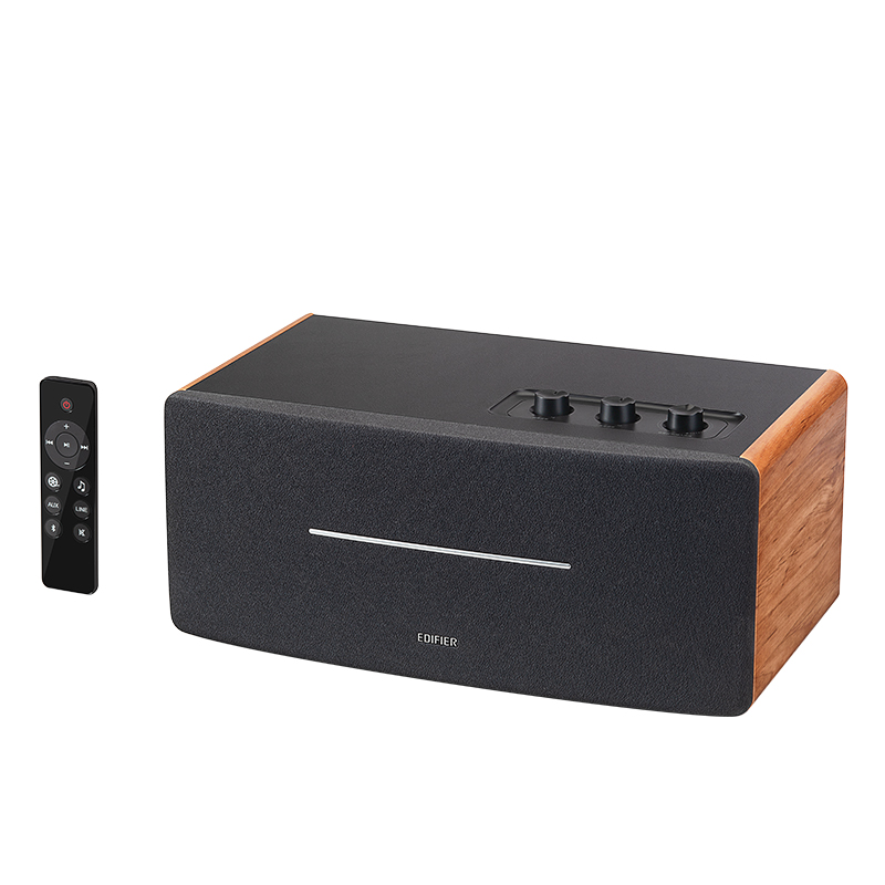 漫步者D12无线蓝牙音响桌面台式电脑音箱低音炮家用高音质立体声