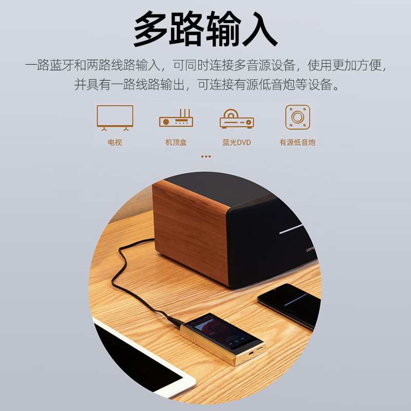 漫步者D12无线蓝牙音响桌面台式电脑音箱低音炮家用高音质立体声