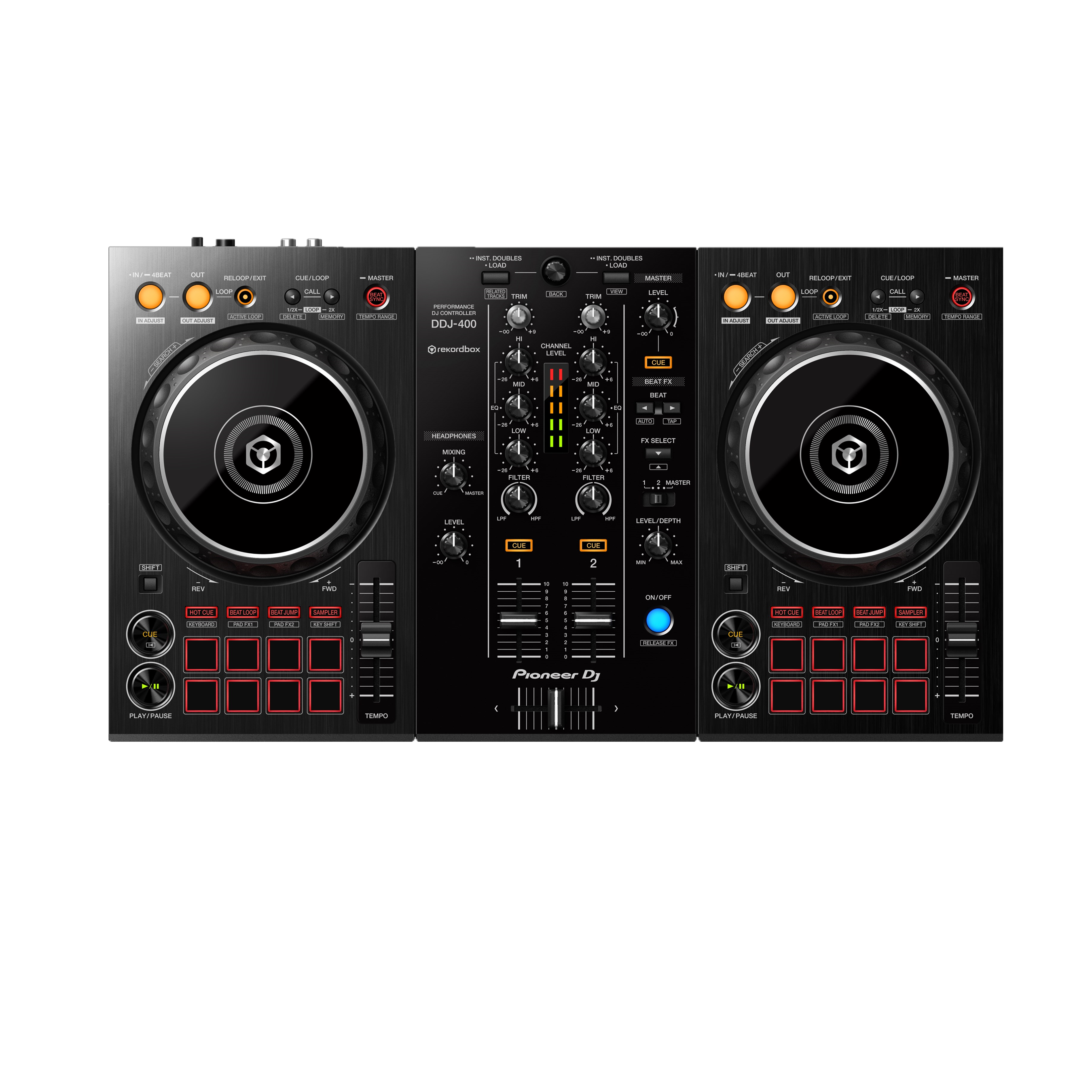 Pioneer/先锋DDJ-400 DDJ-FLX4 DJ控制器打碟机先锋打碟机 入门级