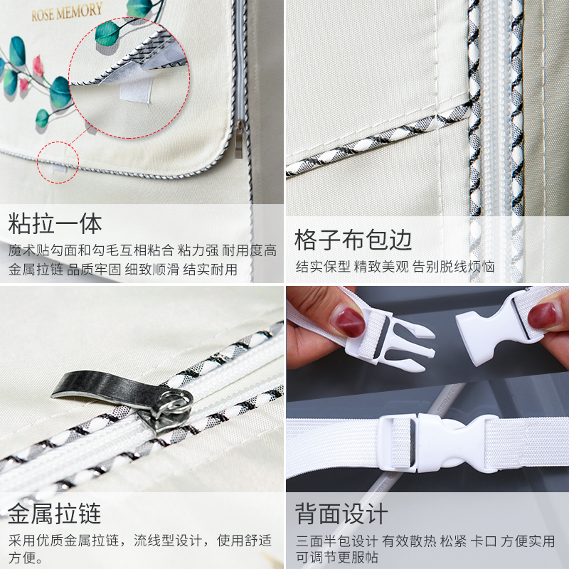 LG专用滚筒侧开盖洗衣机罩5/6/7/8/9/10公斤全自动防水防晒套子