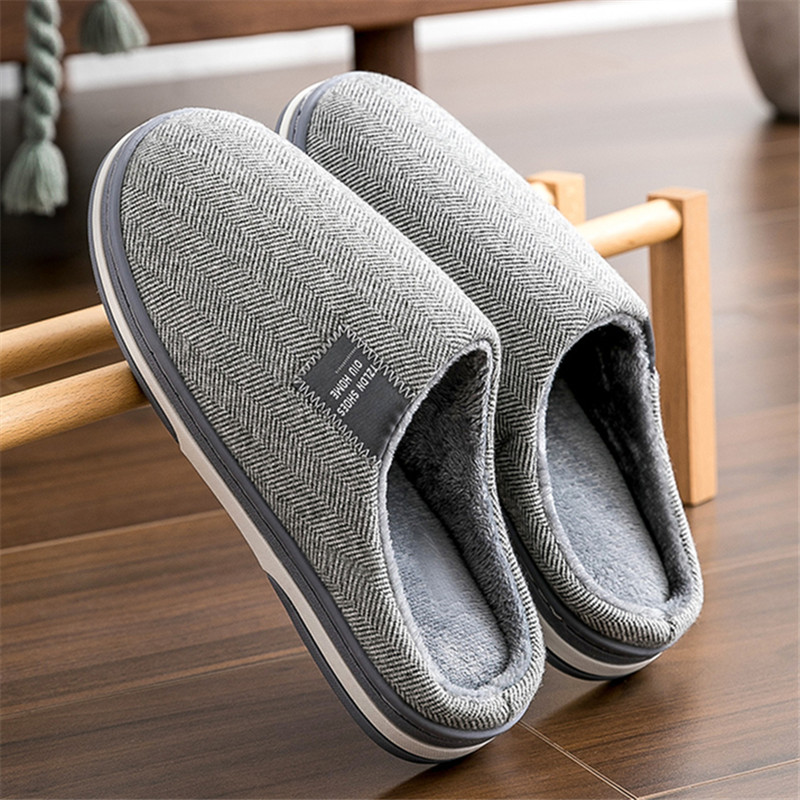 买一送一棉拖鞋女冬季2023新款室内居家居防滑毛拖鞋男士家用秋冬