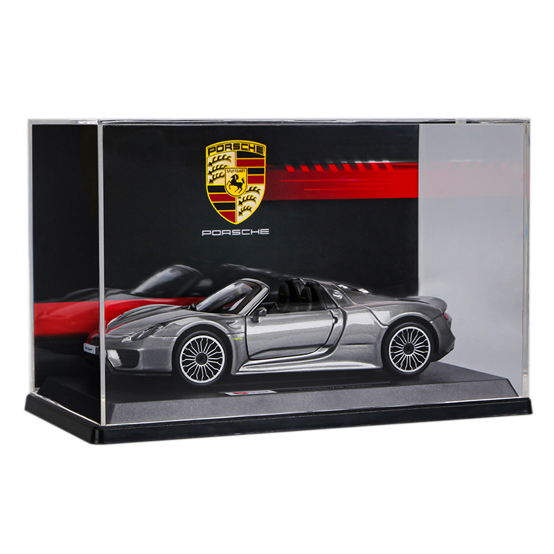 比美高1:24保时捷918 Spyder敞篷跑车合金收藏仿真汽车模型车模