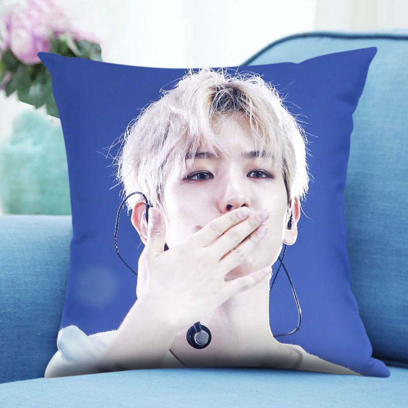 边伯贤抱枕定制人形明星exo12人自己照片头像双面枕头可拆洗周边