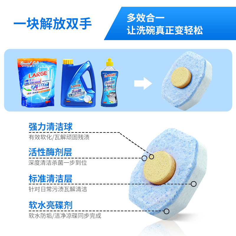 洗碗块洗碗机专用洗碗粉三合一洗涤剂方太西门子美的老板华帝通用
