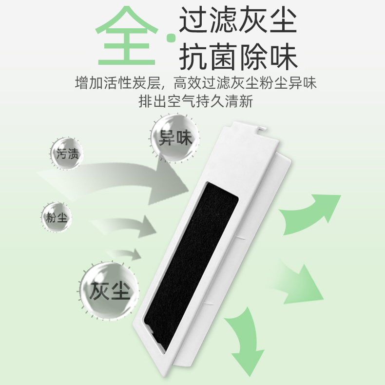 配科沃斯T20 PRO扫地机器人配件X1S PROPLUS尘袋抹布滚边刷清洁液