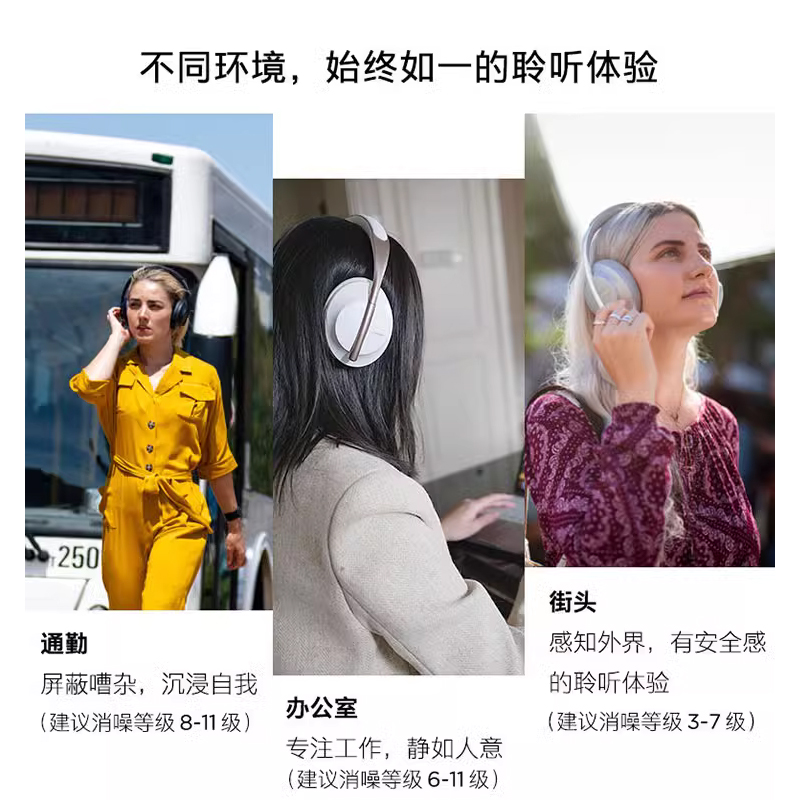 Bose 700博士无线消噪耳机头戴式主动降噪蓝牙商务头戴式智能耳麦