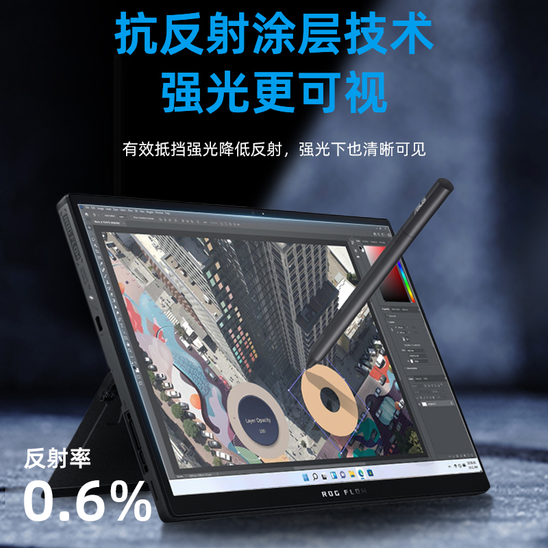 膜力佳23款ROG幻x笔记本电脑屏幕膜配件适用华硕天选3/2灵耀14/15.6寸玩家国度幻13保护膜高清防反光无畏ar膜