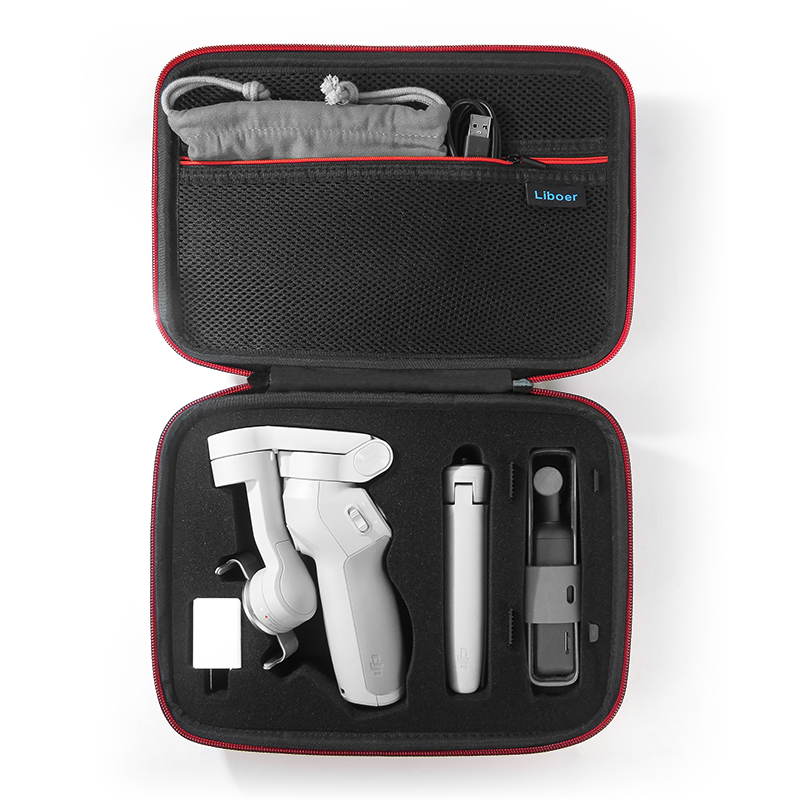 适用于DJI大疆OM4SE收纳包 OM4手持云台稳定器osmo mobile3/4保护包 dji灵眸手提箱便携保护包硬壳配件盒背包