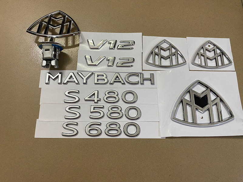 21-24款款奔驰迈巴赫S450 S480 S580 S680改迈巴赫车标 字标尾标