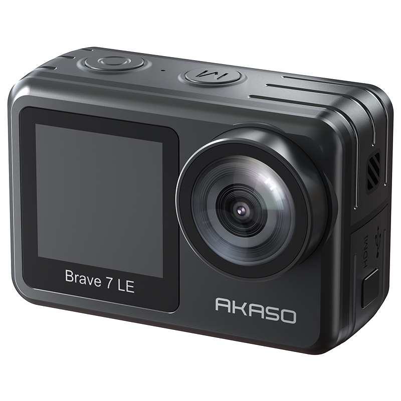 akaso brave7le运动相机4K高清摩托车骑行防抖防水记录仪数码摄像