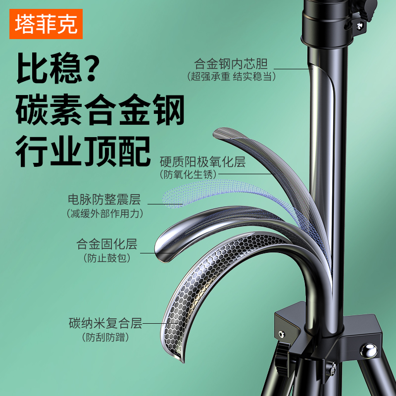 塔菲克投影仪支架桌面小型伸缩放置台吊架投影机落地家用床头免托盘放置架子适用于极米hs3当贝d3x坚果小米