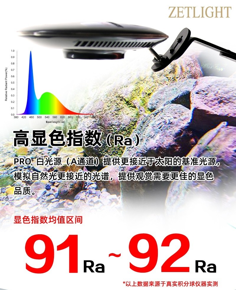 积光UFO飞碟原生专用水草灯F8 PRO/ZE8600F 热带雨林灯淡水灯 96W