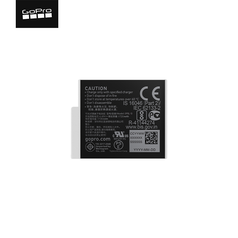 GoPro配件 Enduro新款锂电池 适用于HERO12/11/10/9