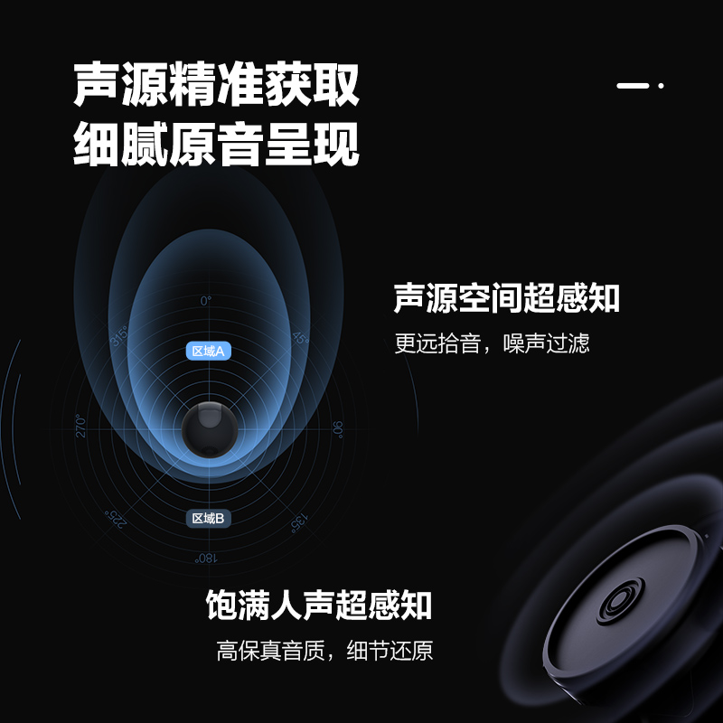 萤石C6WI智能摄像头4K无线手机远程高清夜视家用360度全景监控器