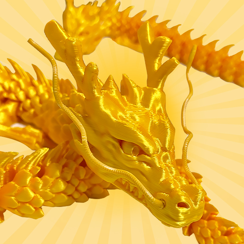 中国龙模型办公室车内招财神龙摆件龙型儿童玩具开业生日送礼手办