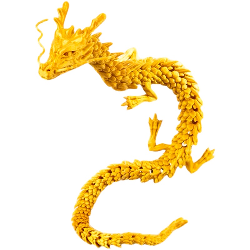 中国龙模型办公室车内招财神龙摆件龙型儿童玩具开业生日送礼手办