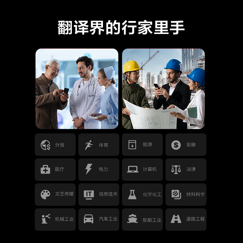 【春节不打烊】科大讯飞双屏翻译机多国语言高端商务翻译随身出国旅游实时同声翻译英语日语离线翻译器