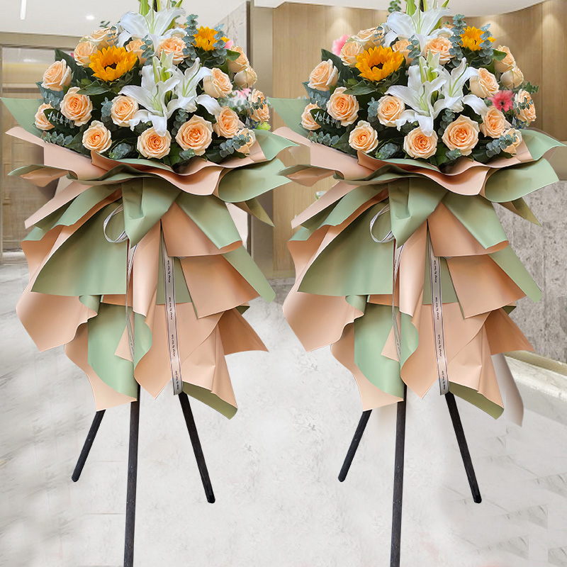 深圳广州开业花篮高端大麦开张鲜花速递同城全国成都上海花店配送