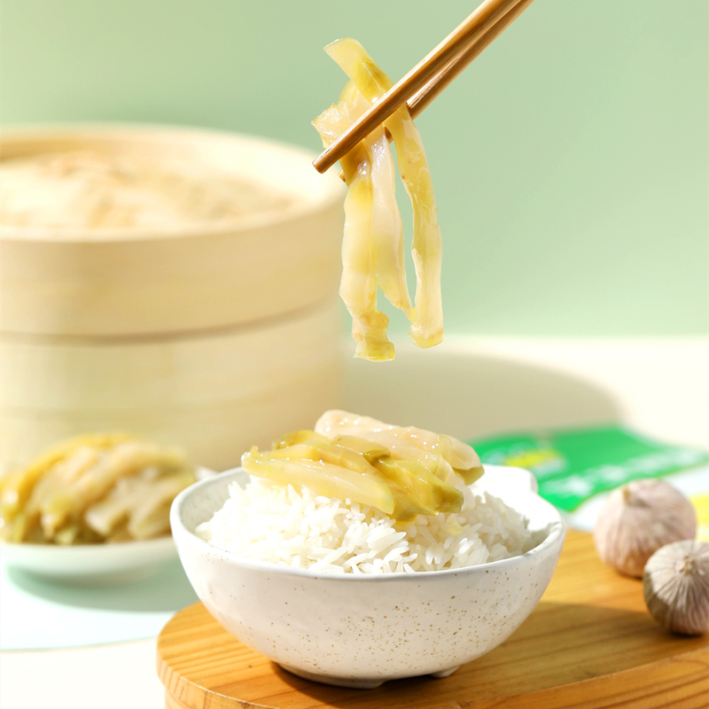 味聚特学生榨菜53g小包装口口脆菜芯清淡原味下饭咸菜丝整箱批发